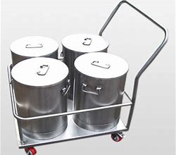 SS Powder Drum Trolley