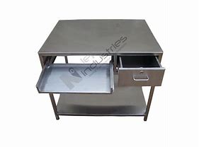 SS Table With Drawer